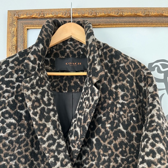 NWOT COACH double breasted coat. - Picture 3 of 8
